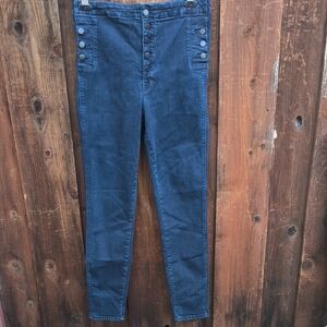 J BRAND High Rise Natasha Skinny Jeans In Bluebird Wash Size 32